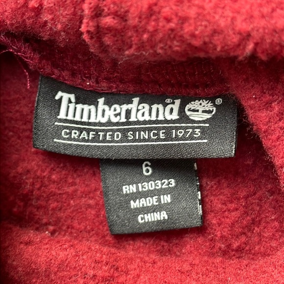 KIDS TImberland Hoodie Size 6 - Picture 6 of 9